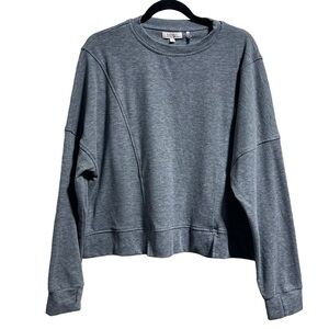 Badgley Mischka Women’s 1X Crew Neck Sweater Pullover Long Sleeve Boxy Fit